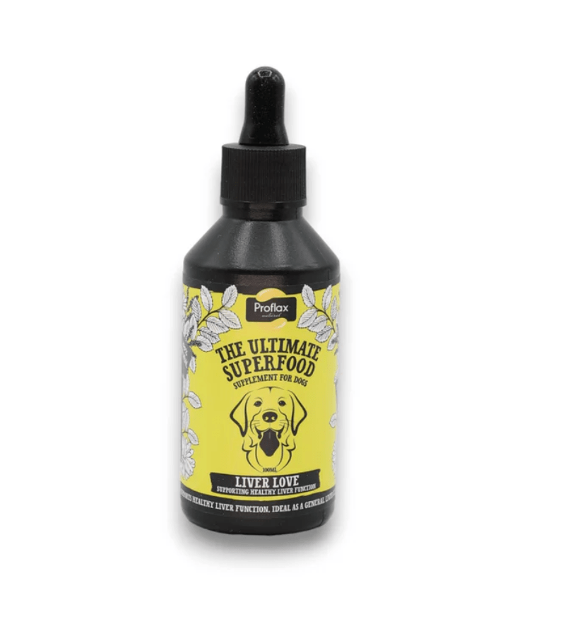 Liver & Cleansing Support for Dogs (Liver Love PROFLAX) 100ML & 250ML