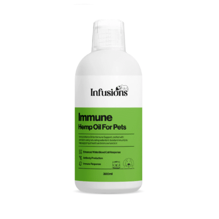 Immune Hemp Oil – Natural Herbal Supplement for Dogs & Cats 300ml