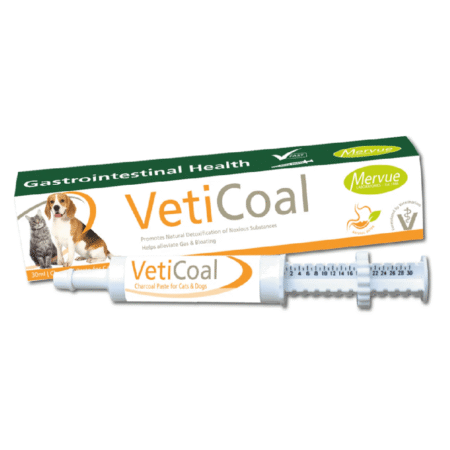 VetiCoal Charcoal Paste for Dogs & Cats – Digestive & Toxin Support 30ml