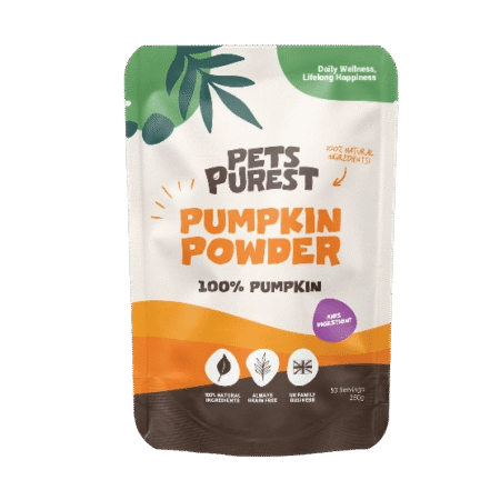 100% Natural Pumpkin Powder for Dogs and Cats — High-Fibre Supplement