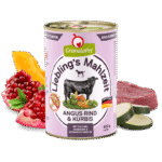 GranataPet Liebling’s Mahlzeit 400g– Angus BEEF & PUMPKIN for Dogs