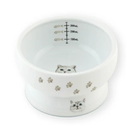 Necoichi Nala Cat Model Raised Cat Water/Food Bowl – SUPPORT Hydration & Urinary Health