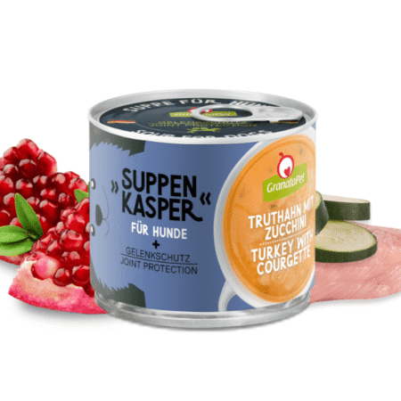 GranataPet Suppenkasper Turkey 140g with Courgette – Hydrating Soup for Dogs