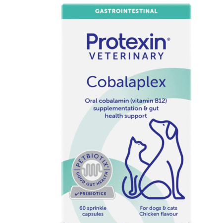 Protexin Veterinary Cobalaplex – Vitamin B12 & B9 (Folate) for Cats and Dogs 60 capsules