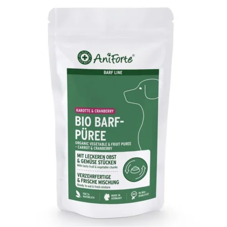 AniForte® Organic Puree Carrot & Cranberry150g for Dogs