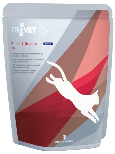 TROVET Renal & Oxalate Diet (RID) Cat – Wet Pouch 85g Chicken