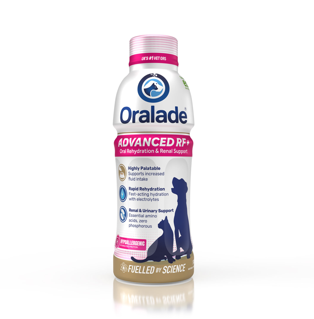 ORALADE ADVANCED RF+ (Hydration, Renal & Urinary) 500ml For Dogs and Cats