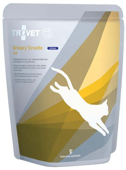 TROVET Urinary Struvite Diet (ASD) Cat – Chicken Pouch 85 g