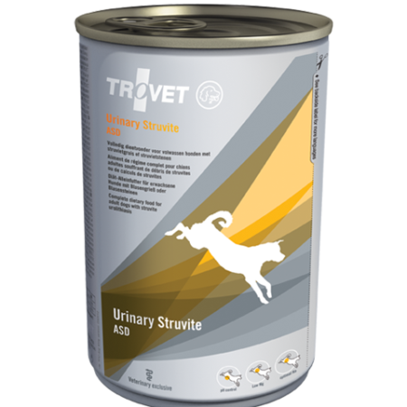 TROVET Urinary Struvite Diet (ASD) – Complete 400 g Dietary Food for Adult Dogs
