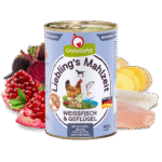 GranataPet Liebling’s Mahlzeit 400g – Fish and Poultry for Dogs