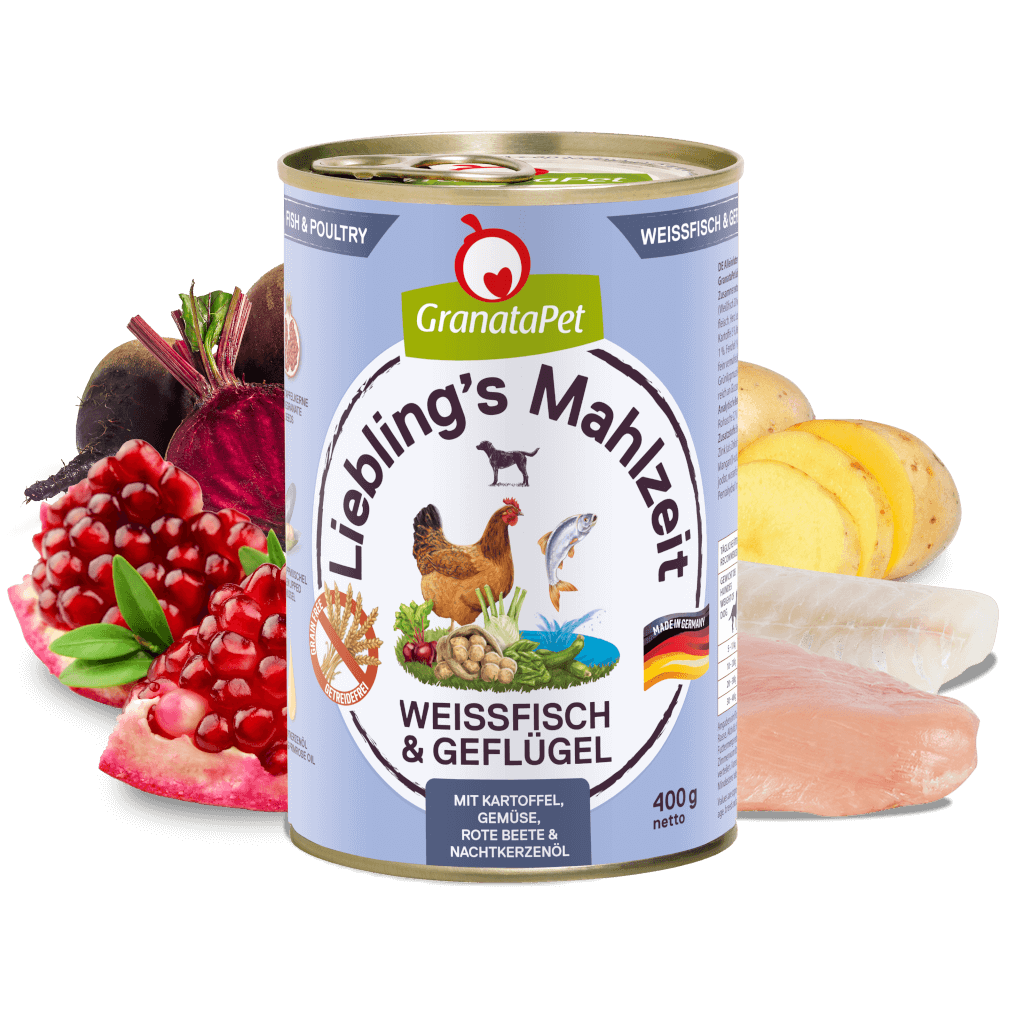 GranataPet Liebling’s Mahlzeit 400g – Fish and Poultry for Dogs