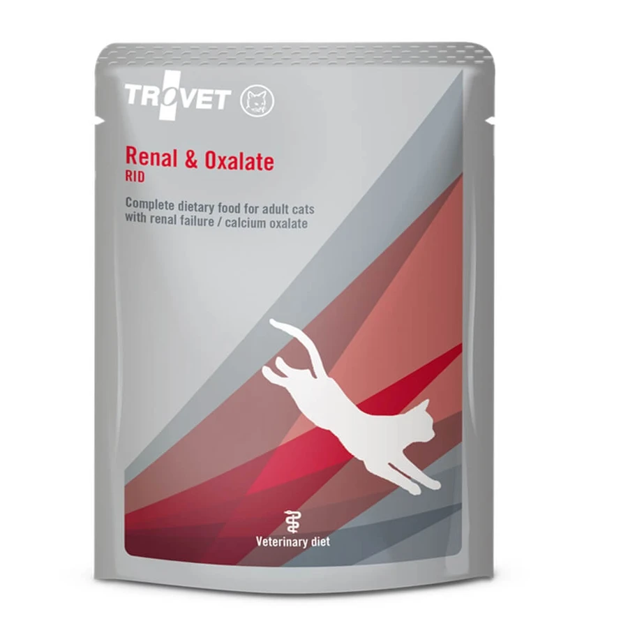Renal & Oxalate veterinary diet for cats with kidney issues and calcium oxalate stones.