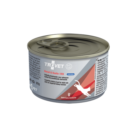 TROVET Renal & Oxalate Diet Cat – Wet Food 100 g Chicken