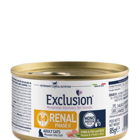 Exclusion Renal Cat Pork & Pea Phase II 85g Wet Cat Food