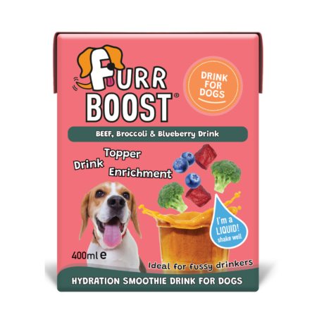 Beef Dog & Cat Drink + Food Topper | Natural Hydration & Functional Nutrition 400ml