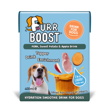 Pork Dog & Cat Drink + Food Topper | Natural Hydration & Functional Nutrition 400ml
