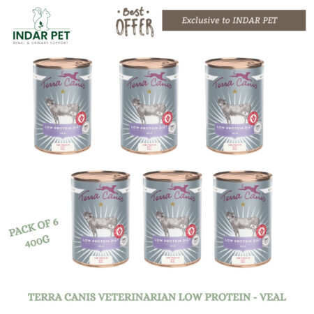 Terra Canis VETERINARIAN Low Protein Dog Food 400g X 6 - Veal